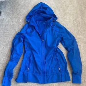 Lululemon size 8 blue zip light jacket